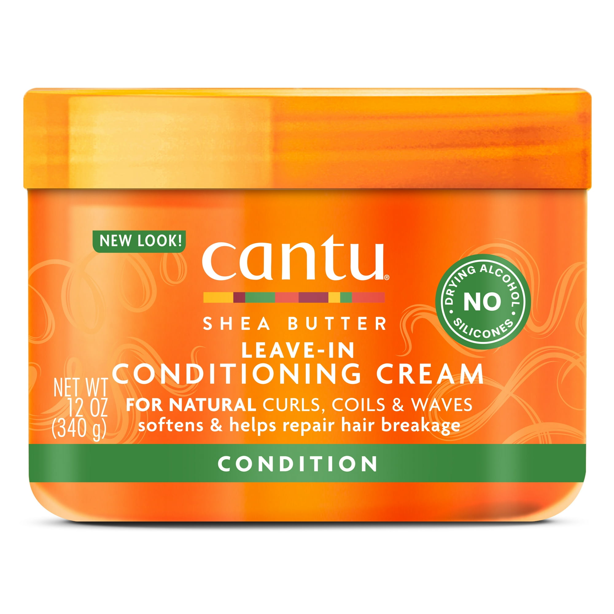 Cantu Shea Butter for Natural Hair Leave-In Conditioning Cream 12 fl. oz. Jar