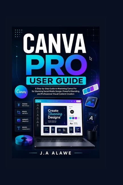 Canva Pro User Guide: A Step-by-Step Guide to Mastering Canva Pro for Stunning Social Media Design, Powerful Branding, a, (Paperback)