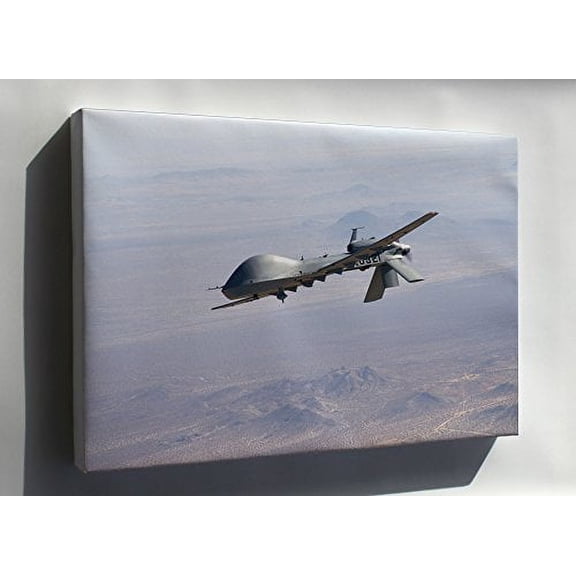 Canvas 16x24; General Atomics Mq-1C Sky Warrior Uav Drone
