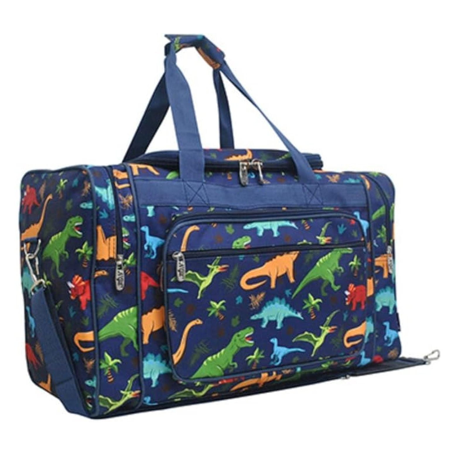 Waterproof Travel Bag weekend Brown with countries in a unique design pattern