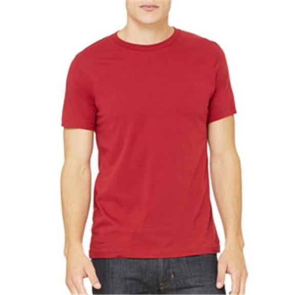 Canvas 3001 Unisex Jersey Short-Sleeve T-Shirt - Canvas Red - 2XL
