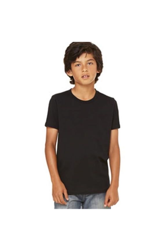3001Y Youth Jersey Short-Sleeve T-Shirt - Black - Small