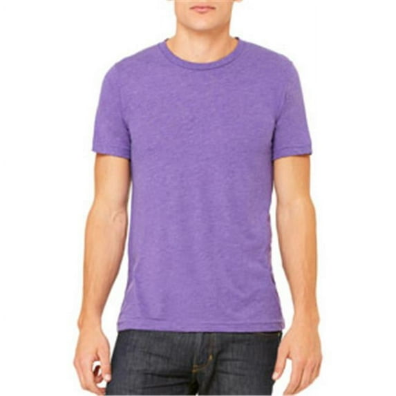 Canvas 3413 Unisex Triblend Short-Sleeve T-Shirt - Purple - Small