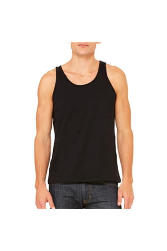 3480 Unisex Jersey Tank - Black - Extra Large