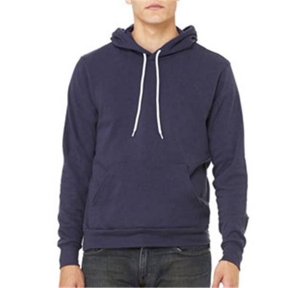 Canvas 3719 Unisex Poly-Cotton Fleece Pullover Hoodie - Navy - Extra Large