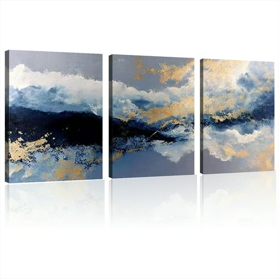 Canvas Abstract Art Canvas Wall Art Paintings, Artwork Wall Painting For Living Room Bedroom Bathroom Office Hallway Kitchen Wall Decors Large Wall Art - Framed 12x16inchx3pcs