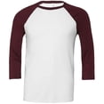 thumbnail image 1 of Canvas  Adult 3/4 Sleeve Baseball T-Shirt, 1 of 3