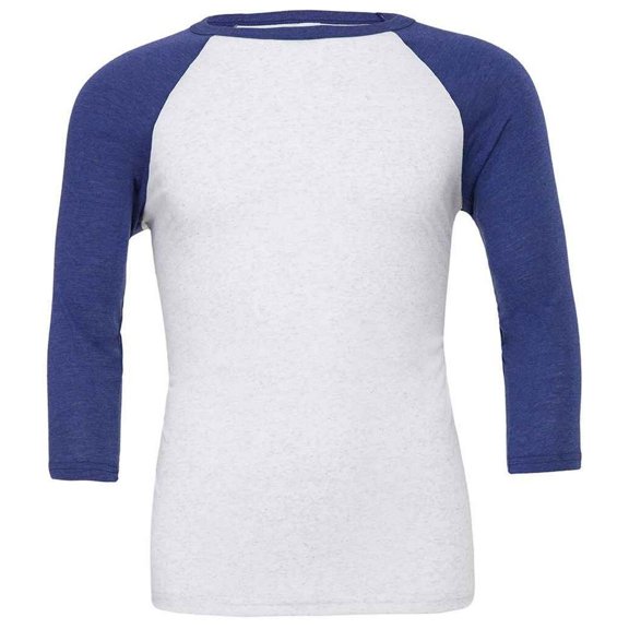 Canvas Adult 3/4 Sleeve Baseball T-Shirt