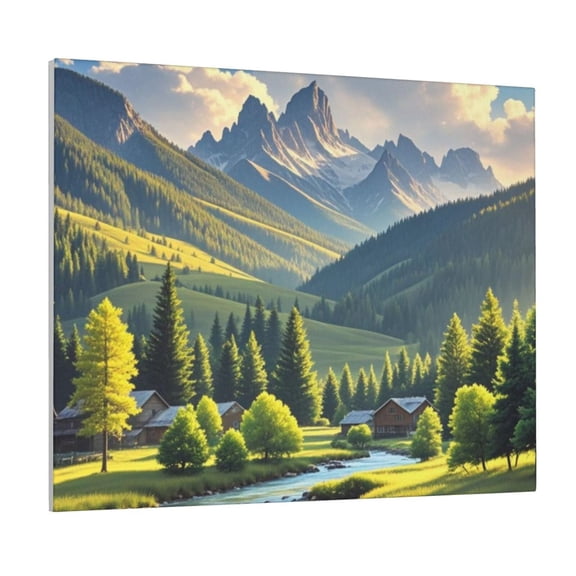 Canvas Art Wall Decor, Canvas Decorative Picture Modern Wall Art, Mountains And Rivers Wall Painting Pictures Wall Decor For Home Decorations Wall Decor