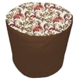 thumbnail image 1 of Canvas Autumn Fall Floral Leaves Cover Compatible with Instant Pot Pressure Cooker by Penny's Needful Things (Chocolate Brown, 3 Quart Instant Pot), 1 of 2