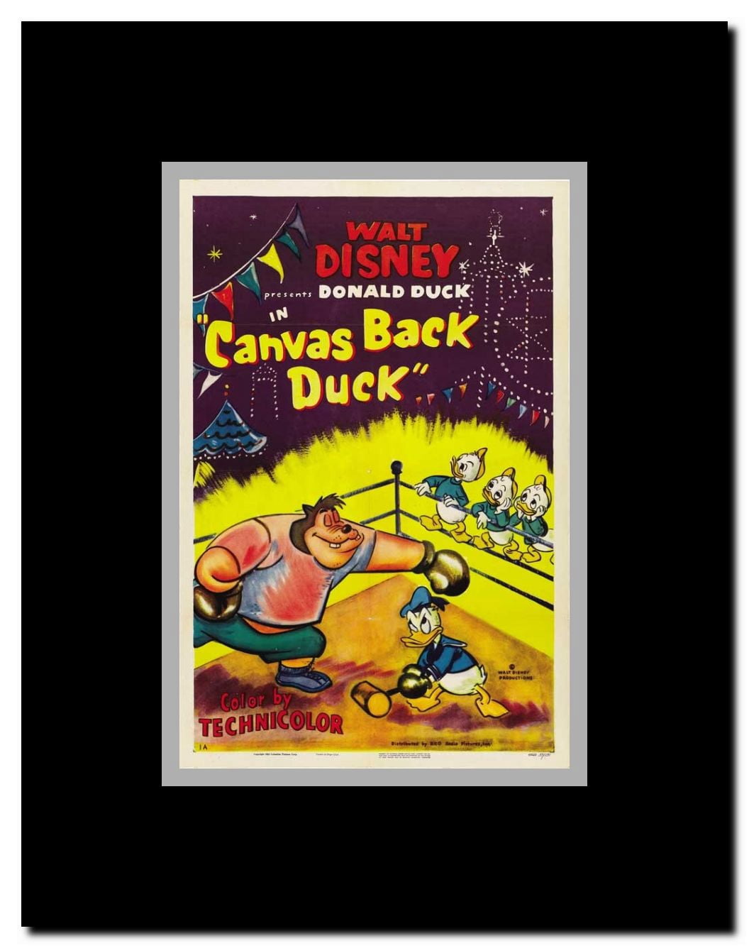 Canvas Back Duck Framed Movie Poster