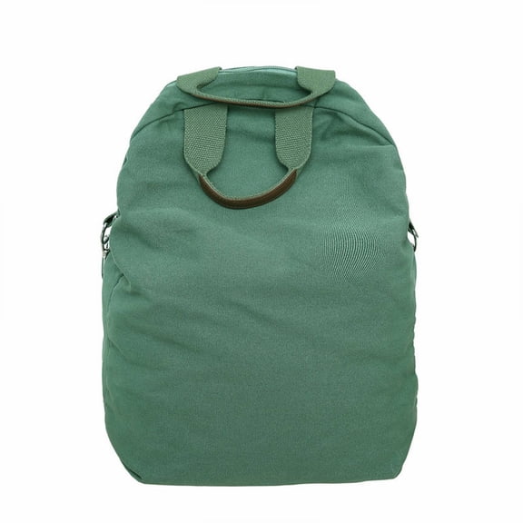 Canvas Backpack, Aesthetic Casual Adjustable Daypack for College Travel, Black Rucksack for Women & Men, Lightweight Street Backpack for School and Daily Use