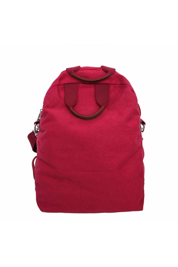 Canvas Backpack, Aesthetic Casual Adjustable Daypack for College Travel, Black Rucksack for Women & Men, Lightweight Street Backpack for School and Daily Use