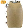 thumbnail image 1 of Canvas Backpack Outdoors 35L Travel Laptop Bag Camping Hiking, 1 of 6