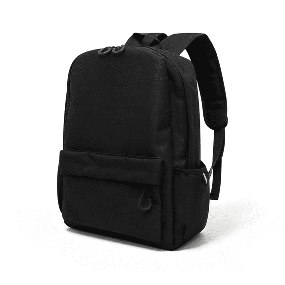 AGOPLEE Canvas Backpack for Women Men, Classic Laptop Backpack Lightweight Classic Backpack Vintage Travel Daypack, Black