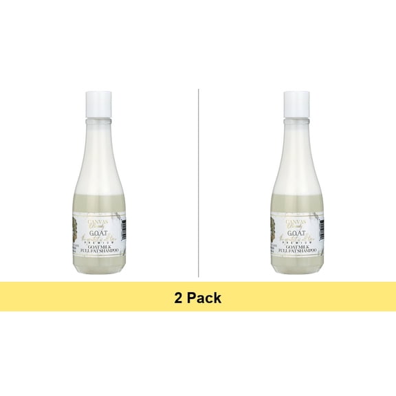 Canvas Beauty Goat Milk Full Fat Shampoo 8 fl. oz., All Hair Types, Moisturizing, Unisex - 2 Pack