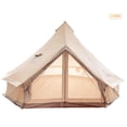 thumbnail image 1 of Canvas Bell Tent/Pop-Up Screen House Tent, Sports Canvas Tents, Breathable Waterproof Tent for Family Camping Outdoor Party In All Seasons, 4 Season Luxury Camping and Glamping Yurt Tent, 1 of 2
