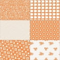 thumbnail image 1 of Canvas CCP2975 12 in. Orange Patchwork White Paper, 1 of 1
