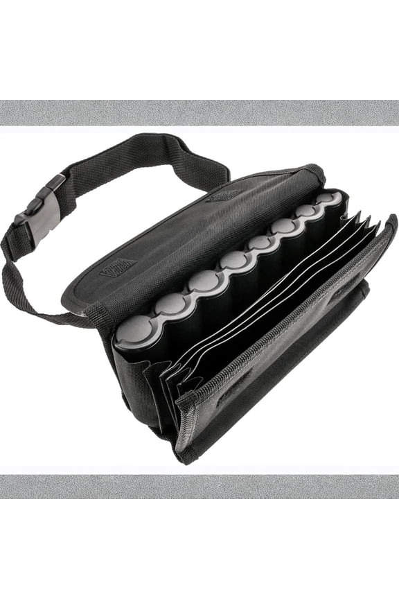 Canvas Cash Wallet With Coin Box, Adjustable Belt, 8 Compartments Large Capacity, Portable Men's Belt Bag For Car Office Daily Use