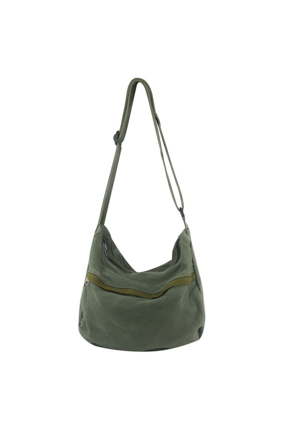 Canvas Casual Messenger Bag Hobo Crossbody Bag Canvas Shouder Tote Handbag for Women and Men