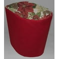 thumbnail image 1 of Canvas Christmas Poinsettia Food Processor Cover by Penny's Needful Things (Red, Large), 1 of 2