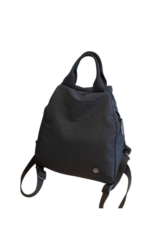 Canvas Convertible Backpack, 3-Way Carry Shoulder BAGS Backpack Purse, Spacious Daily Commute Handbag for Work, School & Travel