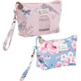 Canvas Cosmetic Bags, 2 Pieces Cosmetic Bags for Women, Makeup bag Cute