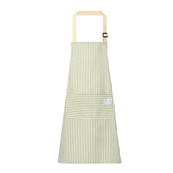 Canvas Cotton Cooking Aprons for Women Men,Household Kitchen Cotton Linen Fouling Apron Cute And Sleeveless Smock, Stain Work Clothes, Apron