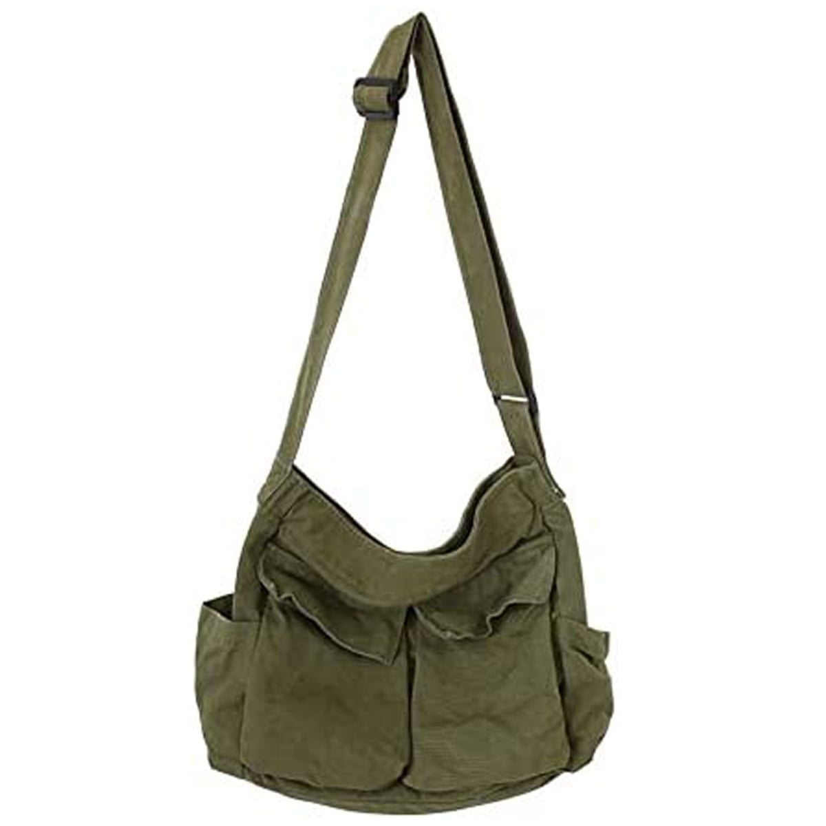 Canvas Crossbody Bag for Women 2023 Travel Handbags Girl Student