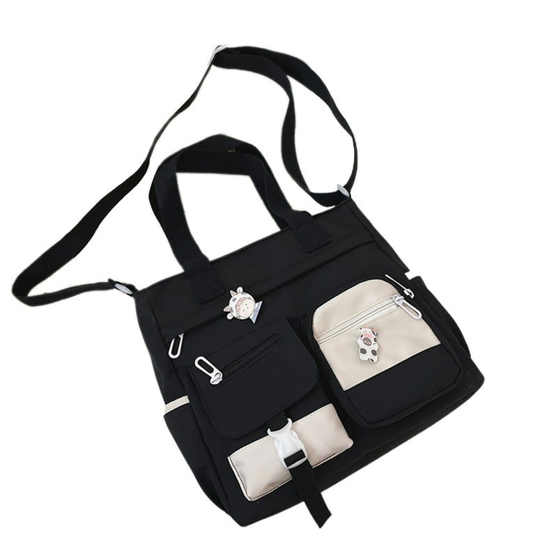 Cute Kawaii Small Sling Bag with cute Bag pins