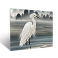 thumbnail image 1 of Canvas Decorative Picture Abstract Wall Art Canvas Paintings Home Decor 16 X 20 Ink Painting Of Egret For Living Room Bedroom Kitchen Office, 1 of 6