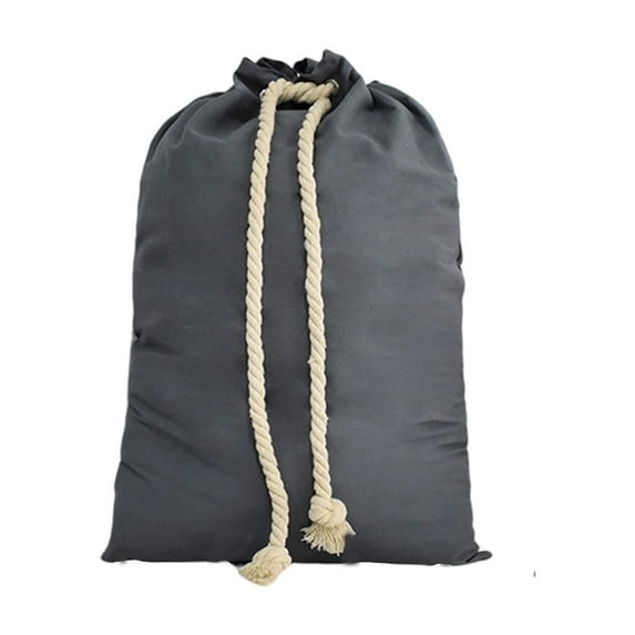 Canvas Double Drawstring Christmas Bag 19.7 X 27.6in Christmas Canvas Bag and Gift Bag for Xmas Party Supplies Favors