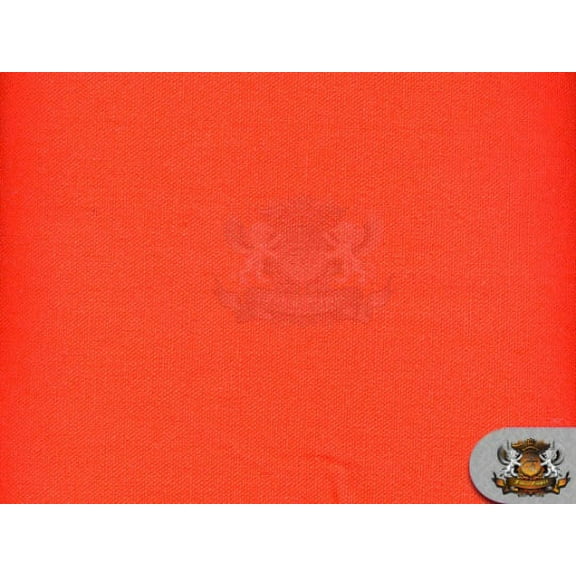 Canvas Duck 10 oz Dyed Solid Fabric ORANGE / 54" W / Sold by the yard