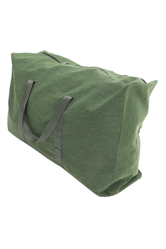 Canvas Duffle Bag Zipper Travel Large Bags Luggage Duffel for Traveling Clothes Storage