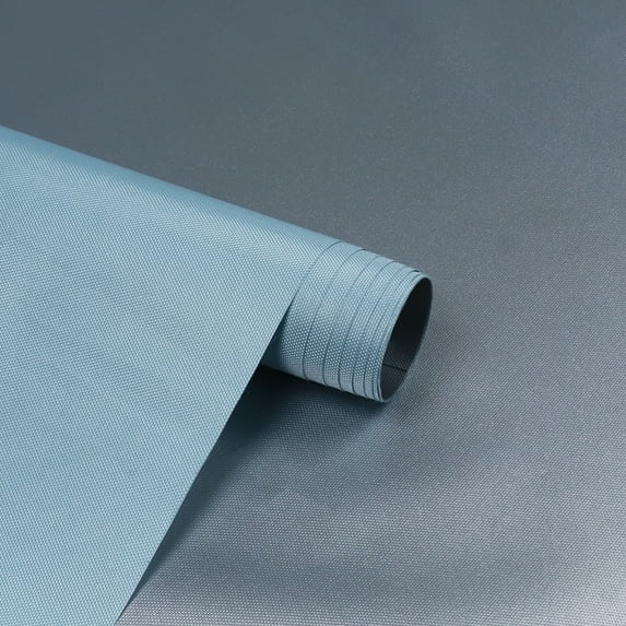Canvas Fabric 210D with Silver-Coated Sunshade Fabric Waterproof & UV Protection for Outdoor Tent,Car Cover,Umbrella,Furniture Cover Light Blue 54" x 58"