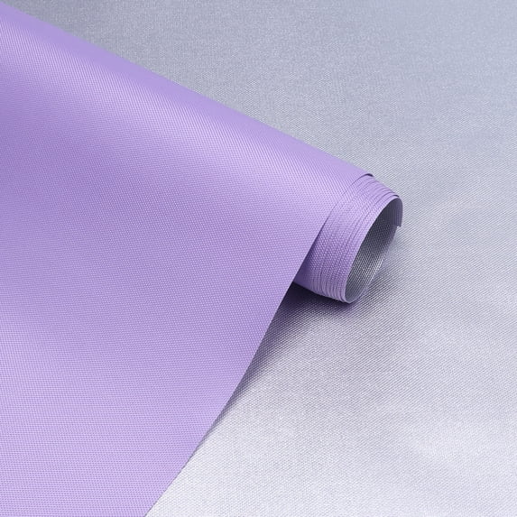 Canvas Fabric 210D with Silver-Coated Sunshade Fabric Waterproof & UV Protection for Outdoor Tent,Car Cover,Umbrella,Furniture Cover Light Purple 54" x 58"