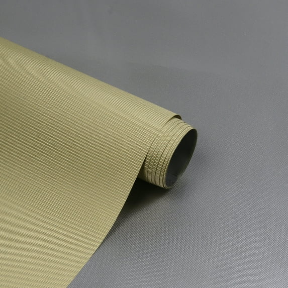 Canvas Fabric 210D with Silver-Coated Sunshade Fabric Waterproof & UV Protection for Outdoor Tent,Car Cover,Umbrella,Furniture Cover Khaki 80" x 58"