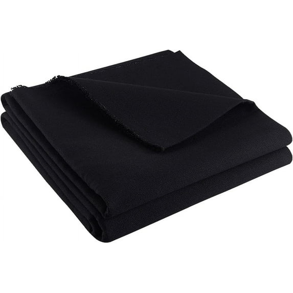 Canvas Fabric 6 x 79 Inch Canvas Fabric Drop Cloth by The Yard Drop Cloth for Painting Cotton Fabric Black DIY