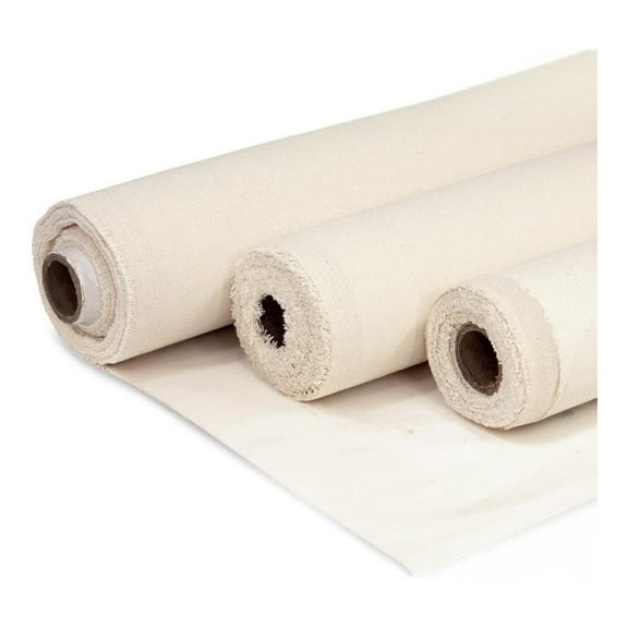 | Canvas Fabric | Cotton | Heavy | Natural 10oz | 62'' Wide | Arts & , Backings, Covers, Placemats (10 Yard)