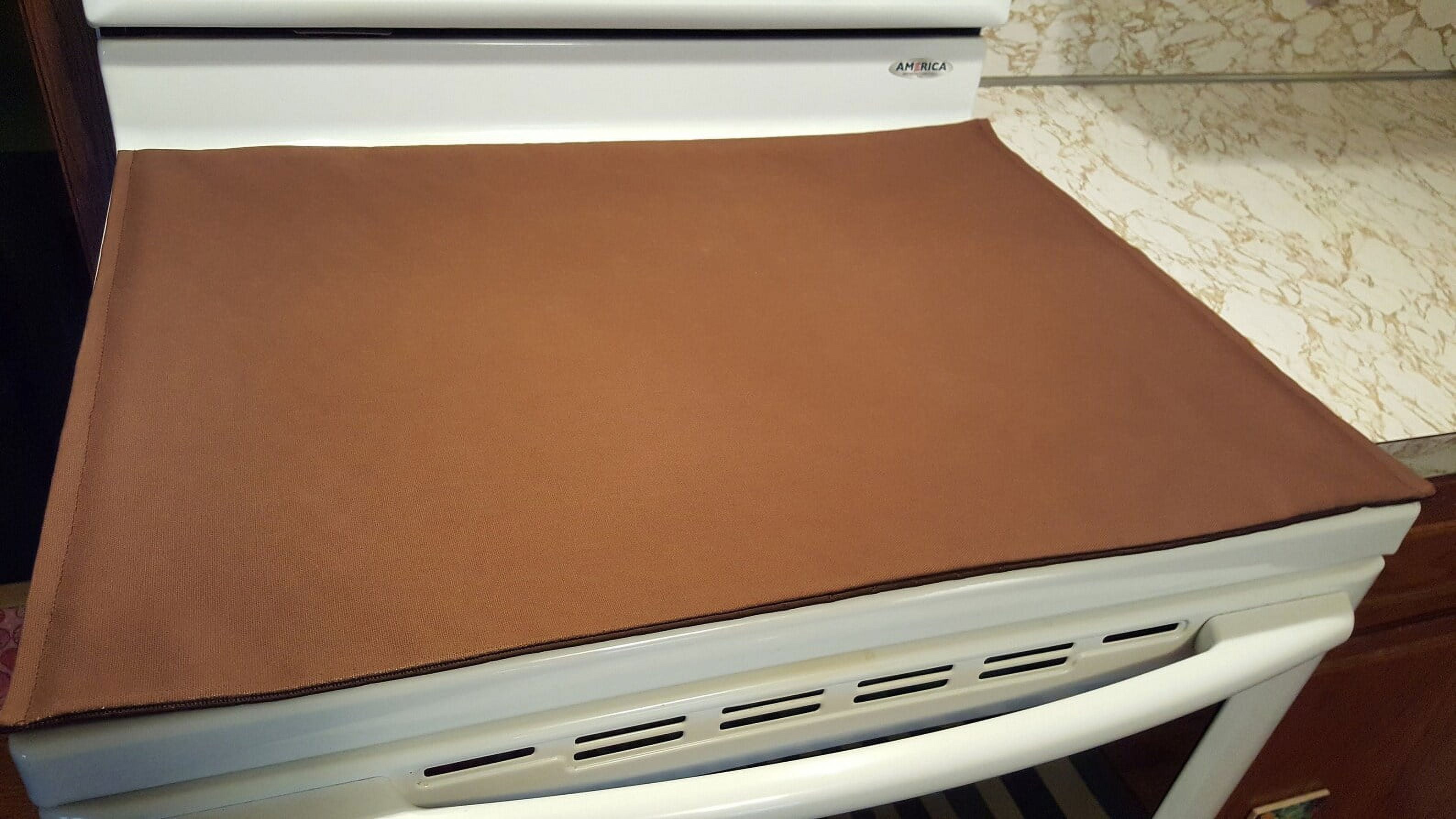 Baking Sweet Treats Stove Top Cover With/without Oven Handle Protects  Ceramic Glass Reversible Quilted Backside 