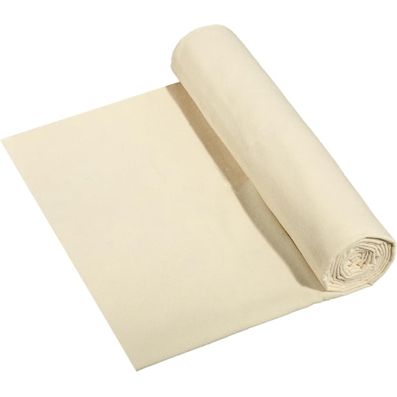 Canvas Fabric, Duck Canvas Fabric, 60'' Wide for Arts & Crafts, Painting, Handmade Home Decor(Natural, 5 Yards)