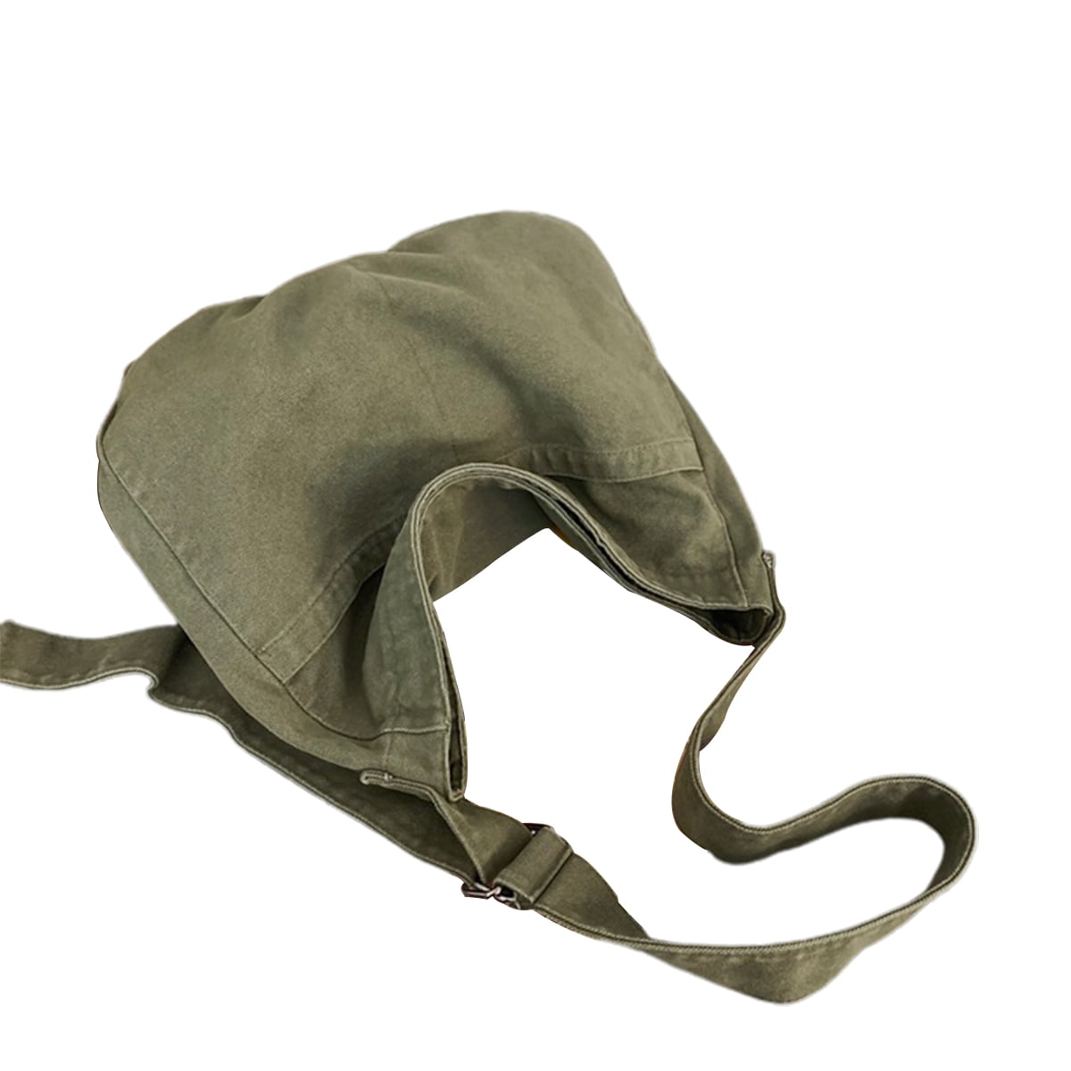 Canvas Fabric Messenger Bag, Vintage Bags Y2K for Students, Large Capacity Crossbody Bag, Shoulder Bag, Leisure Bag with Multiple Inner Compartments (Green) - Walmart.com Canvas Fabric Messenger Bag, Vintage Bags Y2K for Students, Large Capacity Crossbody Bag, Shoulder Bag, Leisure Bag with Multiple Inner Compartments (Green) - Walmart.com