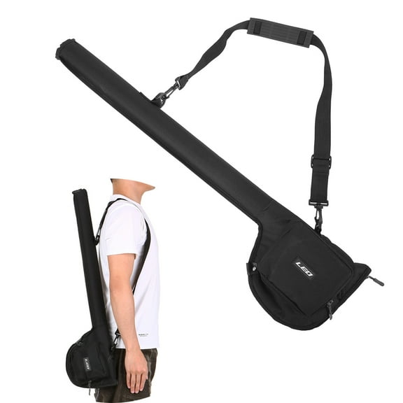 Canvas Fishing Rod Bag Portable Reel Storage Tubes Cases Fly