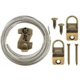 thumbnail image 1 of Canvas Flat Mount Wire D-Ring Hanger Kit - 25lb., 1 of 2