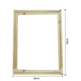 thumbnail image 1 of Canvas Float Frames, Natural Wood Grain Frame for Finished Canvases, Vertical & Horizontal Wall Hanging Large Frame with Adhesive for Canvas Paintings, 1 of 3