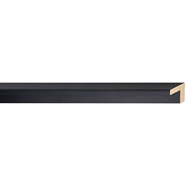 Canvas Floater Frame Moulding (Wood) 18Ft Bundle - Contemporary Black ...