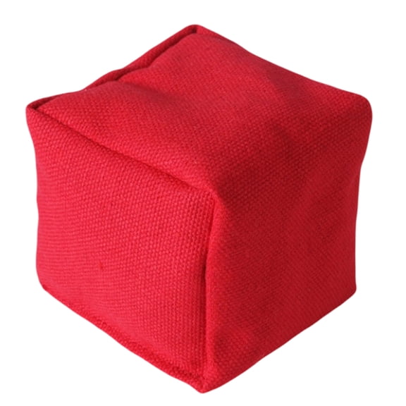 Canvas Footbag Cube, 2026 Upgraded Foot Bag, Durable Kick Bag for All-Ages Coordination Training, Portable Outdoor Backyard Toss Bag Indoor Outdoor Footbag Game Fidget Tool, Mid-Weight