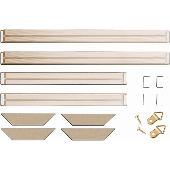 Canvas Frame Kit 20 x36 Inch Stretcher Bar for Oil Painting & Wall Art Customized Wooden Art Frames