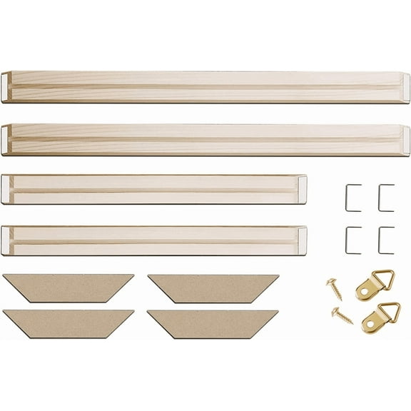 Canvas Frame Kit 30 x48 Inch Stretcher Bar for Oil Painting & Wall Art Customized Wooden Art Frames