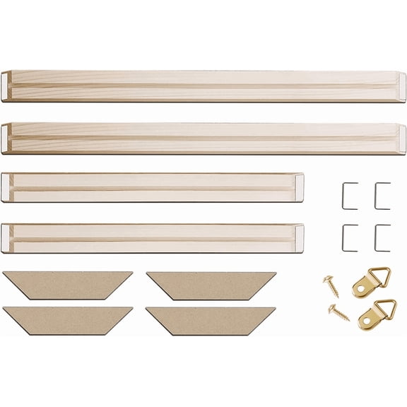 Canvas Frame Kit 8 x8 Inch Stretcher Bar for Oil Painting & Wall Art Customized Wooden Art Frames